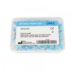 DMXDENT Dental Metal Rubber Brush Prophy Cup