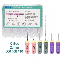 DMXDENT Dental Endodontics C Files Hand Use File for Root Canal