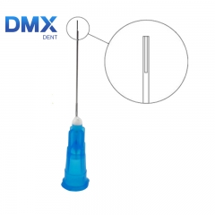 DMXDENT Dental Irrigation Tips Plain Ends Notched 27GA（50Pcs/bag）