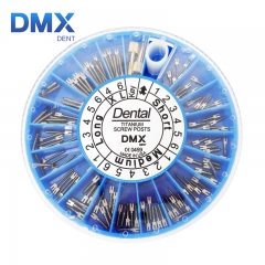 DMXDENT Dental Titanium Screw Post Assorted 120Pcs/Box