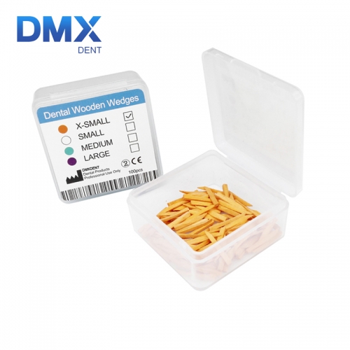 DMXDENT DENTAL Wooden Wedges 100Pcs/Box