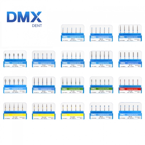 DMXDENT Dental Diamond Burs For High Speed Handpiece