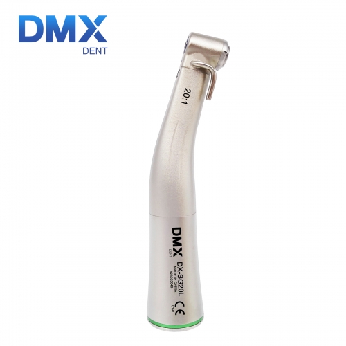 DMXDENT DX-SG20L Dental Fiber Optic LED 20:1 Reduction Contra Angle Handpiece