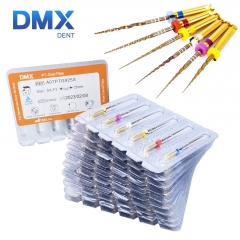 DMXDENT PT-Gold Taper Dental Endodontic NITI Rotary Files Root Canal Files