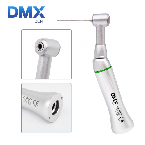 DMXDENT C10-R64 Dental 64:1 Reduction Endo Implant Contra Angle Handpiece Push