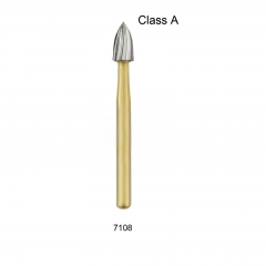 DMXDENT Dental Trimming & Finishing Carbide Flame Burs FG 7104/ 7106/7108