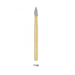 DMXDENT Dental Trimming & Finishing Carbide Flame Burs FG 7104/ 7106/7108