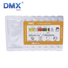 DMXDENT Dental PT-PRO Gold Endo Rotary Root Canal Files Assorted 21/25mm