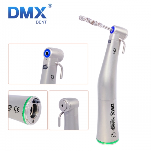 DMXDENT DX-SG20L Dental 20:1 Fiber Optic LED Implant Contra Angle Handpiece