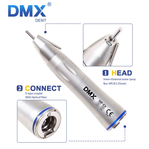 DMXDENT Dental Straight Nose Surgical Fiber Optic Low Speed Handpiece