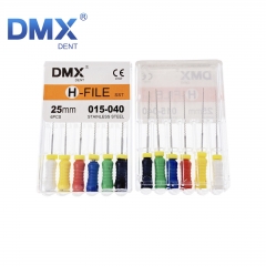 DMXDENT Dental H-FILE 21/25/31mm #06-#40 Hand Use Root Canal Endo Instrument