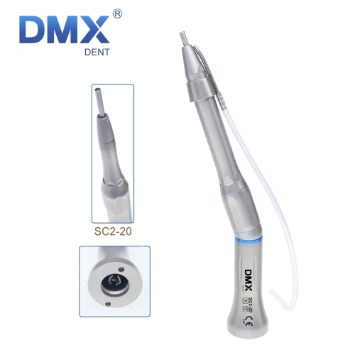 DMXDENT Dental Surgical Handpiece 20 Degree Angle Straight Head 1:2