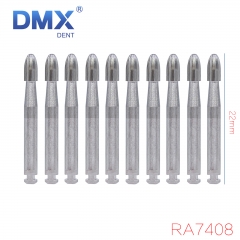 DMXDENT Dental Tungsten Carbide Burs Trimming & Finishing Egg Football RA7404/7406/7408