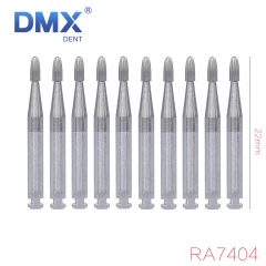 DMXDENT Dental Tungsten Carbide Burs Trimming & Finishing Egg Football RA7404/7406/7408