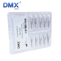 DMXDENT Dental Tungsten Carbide Burs Trimming & Finishing Egg Football RA7404/7406/7408